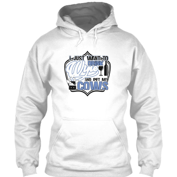 I Just Want To Drink Wine T Shirt, Coolest Cows Lover T Shirt