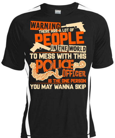 A black t-shirt with the shopify logo