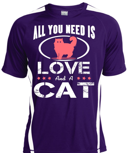 All You Need Is Love And A Cat T Shirt, My Pets T Shirt, My Favorite T Shirt