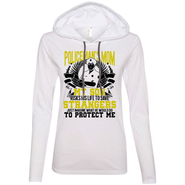 A black t-shirt with the shopify logo