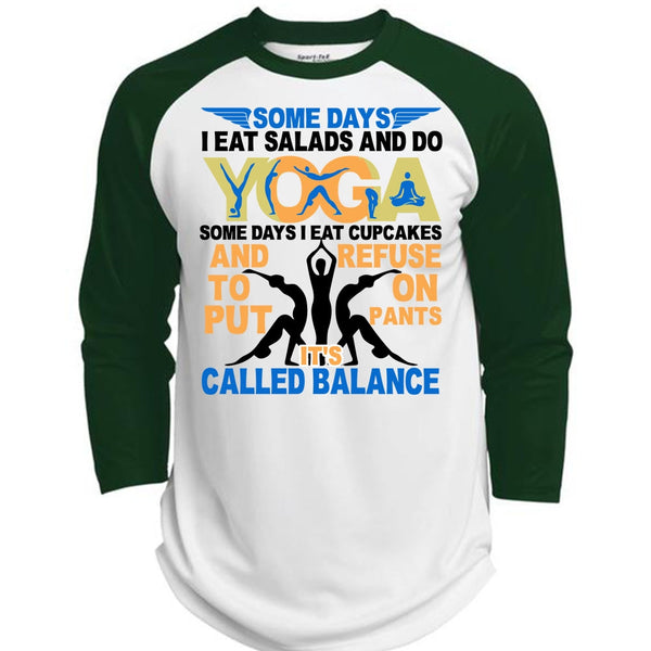 I Eat Salads And Do Yoga T Shirt, I Love Yoga T Shirt, Awesome T-Shirts  (Polyester Game Baseball Jersey)