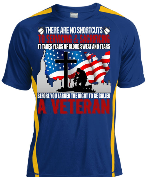 To Be Called A Veteran T Shirt, Sweat And Tears T Shirt, Cool Shirt