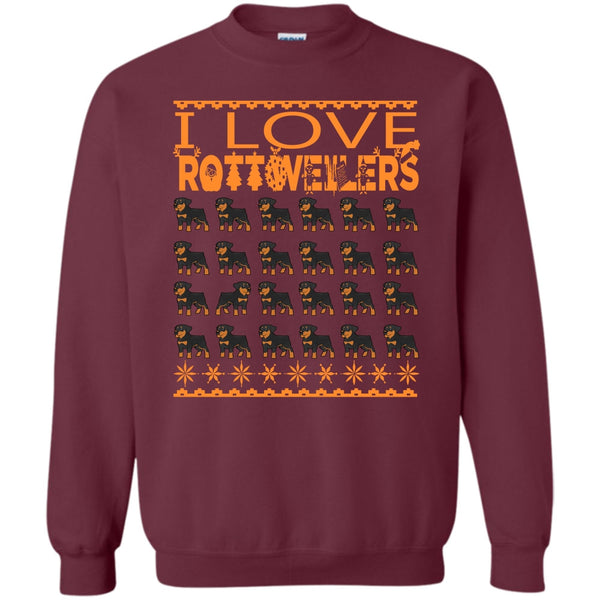 Coolest Rottwellers Lover T Shirt, Rottwellers Merry Christmas Sweatshirt