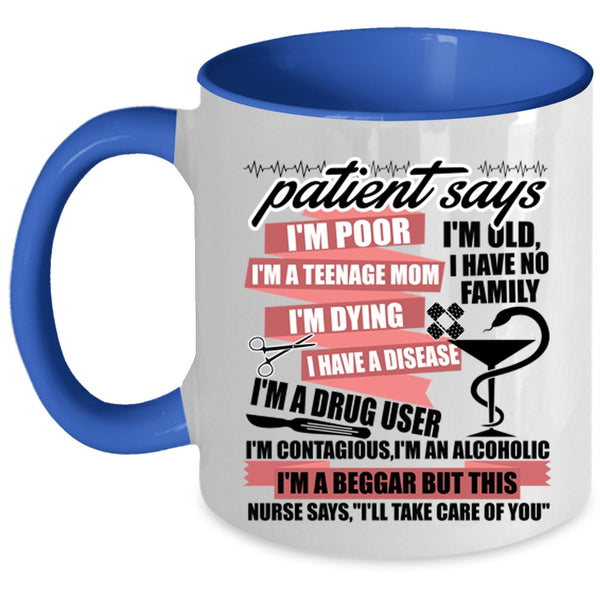 Funny Gift For Nurses Coffee Mug, Awesome Nurses Accent Mug
