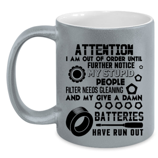Cute Gift For Mechanics Coffee Mug, Funny Mechanics Accent Mug