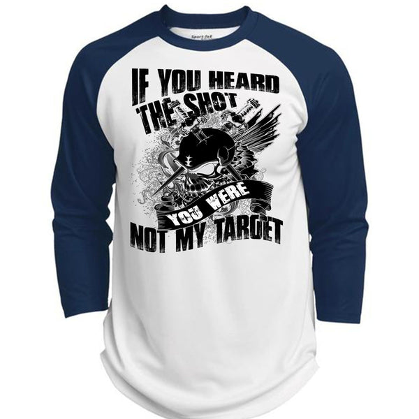 If You Heard The Shot T Shirt, I Love My Life T Shirt, Awesome T-Shirts  (Polyester Game Baseball Jersey)