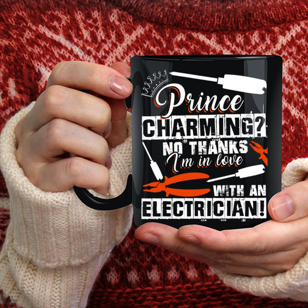I'm In Love With An Electrician Coffee Mug, My Girlfriend Coffee Cup