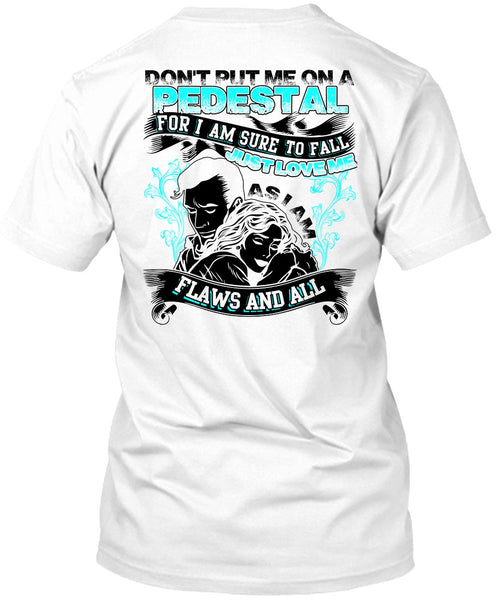 A black t-shirt with the shopify logo