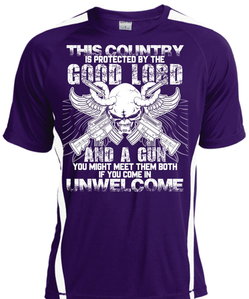 Good Lord And A Gun T Shirt, Being A Gunner T Shirt, Cool Shirt