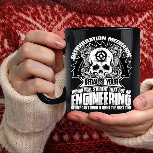 Refrigeration Mechanic Coffee Mug, Cool Gift For Mechanics Coffee Cup
