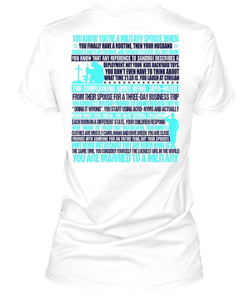 You Are Married To A Military T Shirt, I Love Veteran T Shirt