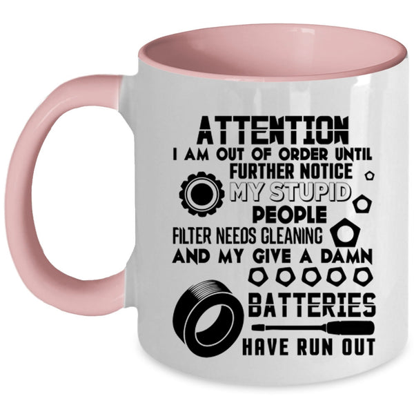 Cute Gift For Mechanics Coffee Mug, Funny Mechanics Accent Mug