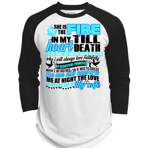 A black t-shirt with the shopify logo