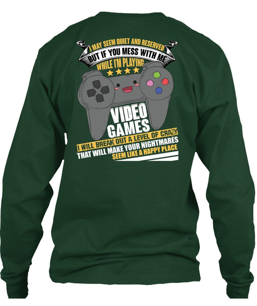 I'm Playing Video Games T Shirt, Like A Happy Place T Shirt