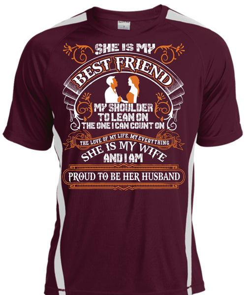She Is My Best Friend T Shirt, She Is My Wife T Shirt, Cool Shirt