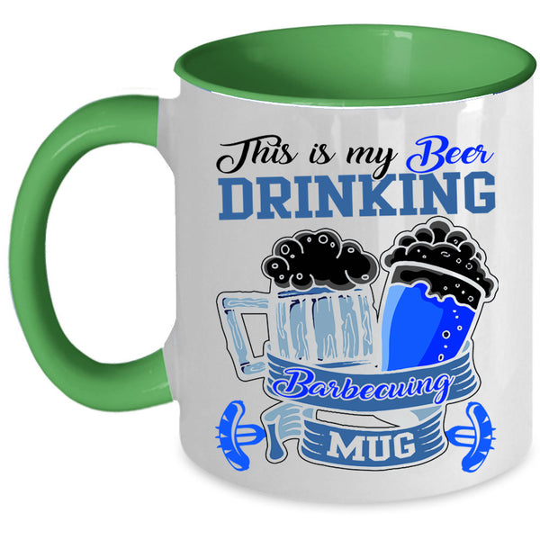 Outdoor Coffee Mug, This Is My Beer Drinking Barbecuing Accent Mug