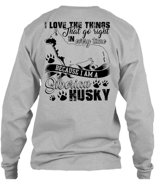 I Am A Siberian Husky T Shirt, I Love Dog T Shirt