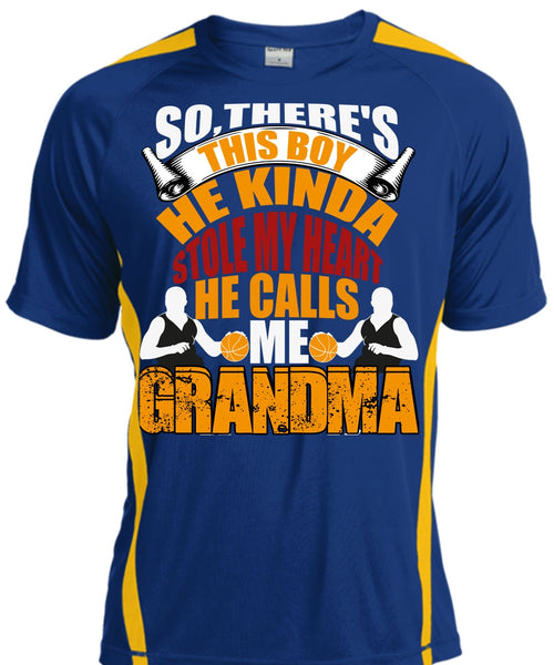He Kinda Stole My Heart T Shirt, He Calls Me Grandma T Shirt, Cool Shirt