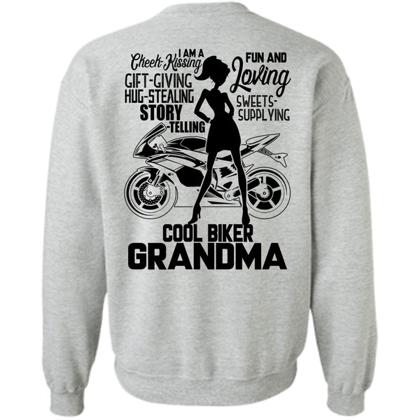 I Love Biking T Shirt, Cool Biker Grandma Sweatshirt