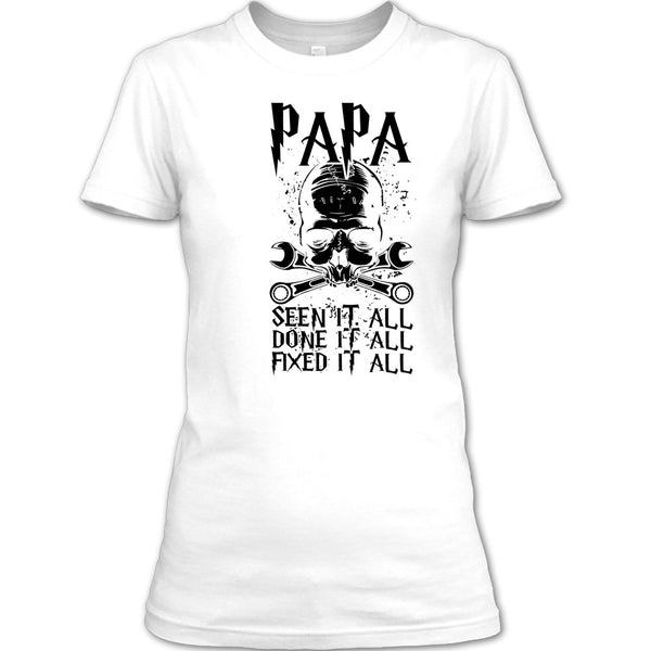 Papa Seen It All T Shirt, Coolest Papa Ever T Shirt