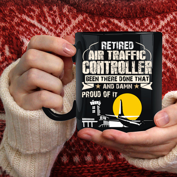 Retired Air Traffic Controller Coffee Mug, Cool Retirement Coffee Cup