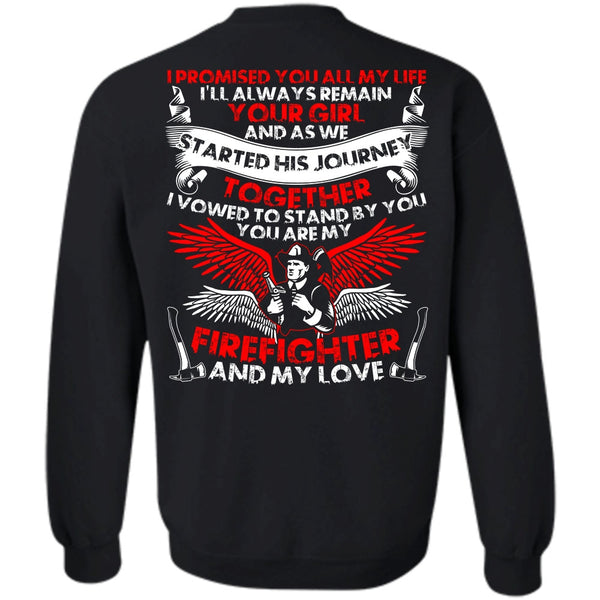 A black t-shirt with the shopify logo