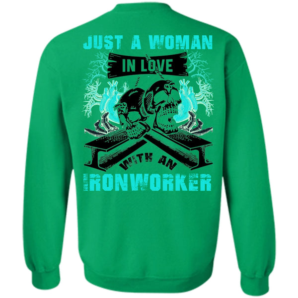 I Love Ironworker T Shirt, Love With An Ironworker Sweatshirt