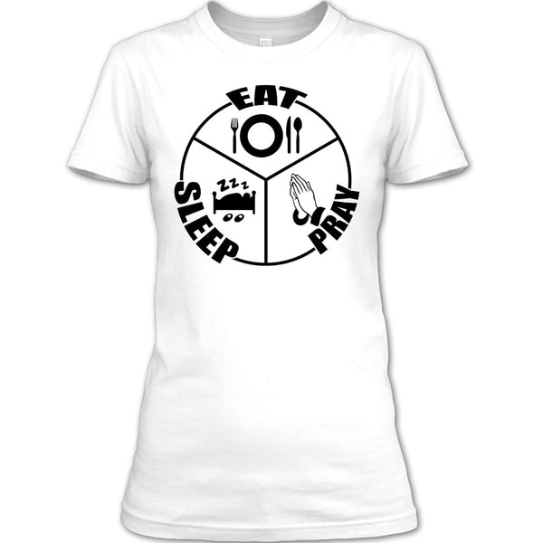 Eat Sleep Pray T Shirt, Gift For Prayer T Shirt