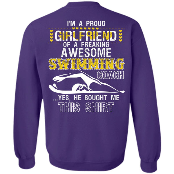 Awesome Swimming Coach T Shirt, I Love Swimming Sweatshirt
