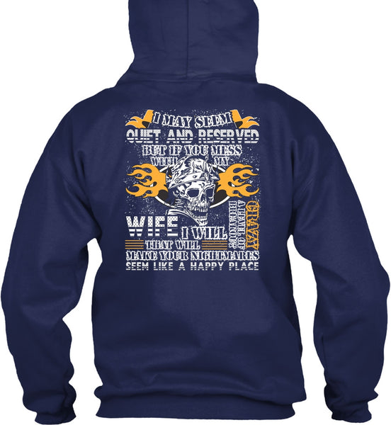 You Mess With My Wife T Shirt, Happy Place T Shirt