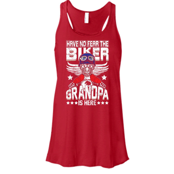 Have No Fear The Biker T Shirt, Coolest Biker Grandpa Tank Top