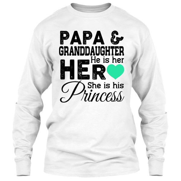 Papa & Daughter T Shirt, Best Dad Ever T Shirt
