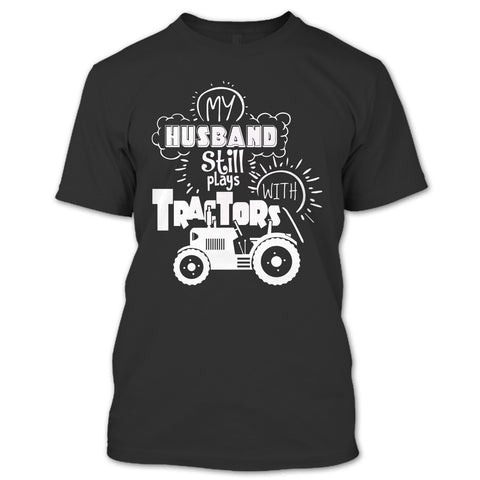 A black t-shirt with the shopify logo