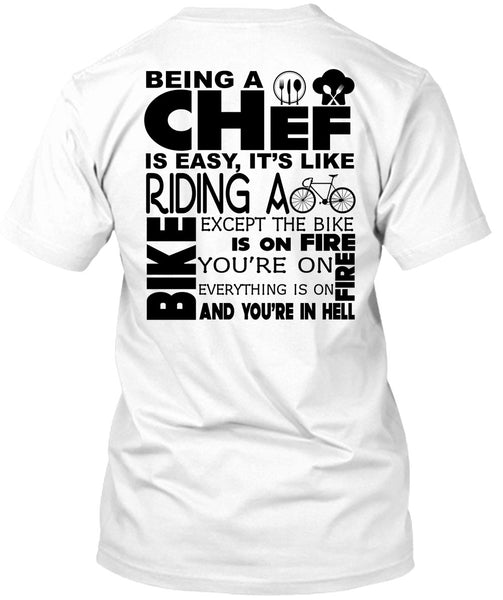 A black t-shirt with the shopify logo