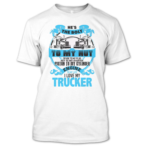 A black t-shirt with the shopify logo