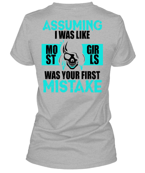 I Was Like Most Girls Was Your First Mistake T Shirt, I Love Biking T Shirt