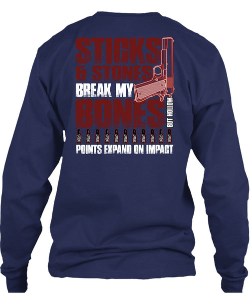 Sticks And Stones T Shirt, Being A Gunner T Shirt