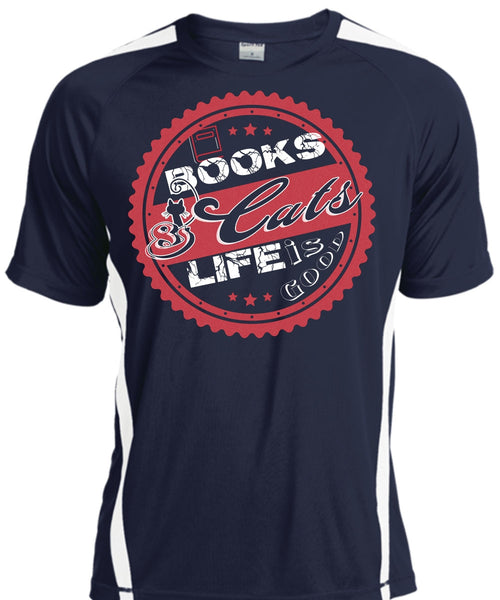 Book Cats Life Is Good T Shirt, My Life T Shirt, I Love Cats T Shirt