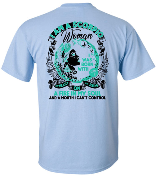 I Am A Scorpio Woman T Shirt, I Love Scorpio T Shirt