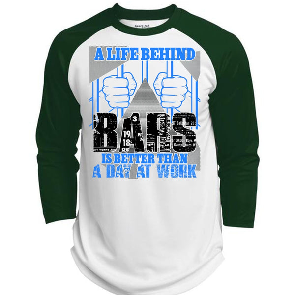 A Life Behind Bars T Shirt, Being A Biker T Shirt, Awesome T-Shirts  (Polyester Game Baseball Jersey)