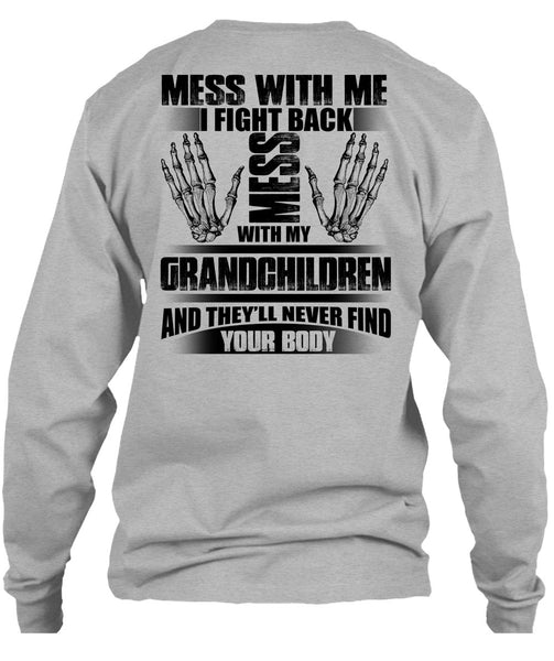 Mess With My Grandchildren T Shirt, I Love Baby T Shirt