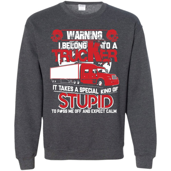 Trucker's Wife T Shirt, Coolest Trucker Sweatshirt