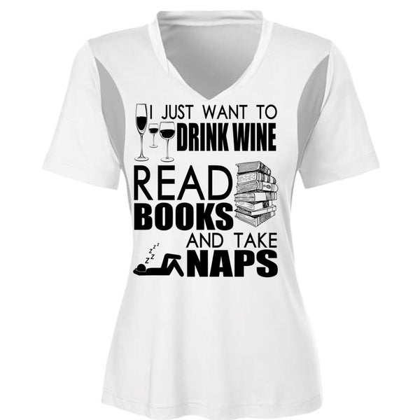 I Just Want To Drink Wine T Shirt, I Love Book T Shirt, Awesome T-Shirts