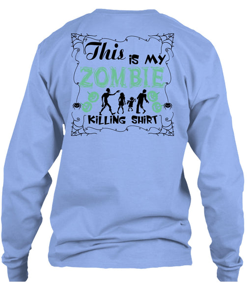 This Is My Zombie Killing T Shirt, Wait For Halloween T Shirt