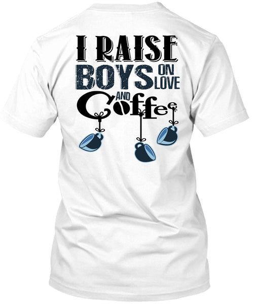 A black t-shirt with the shopify logo