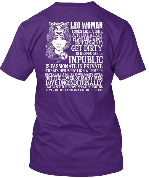 Leo Woman T Shirt, Being A Leo T Shirt
