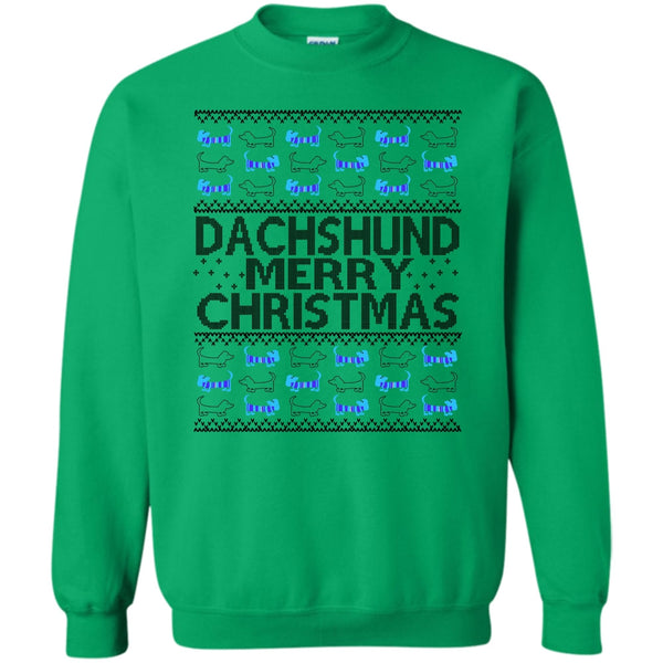 Dachshund Lover T Shirt, Dachshund Merry Christmas Sweatshirt