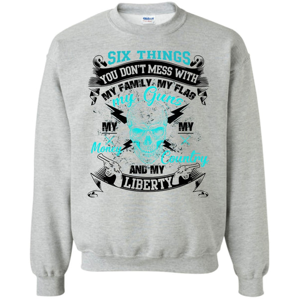 Six Things You Don't Mess With T Shirt, My Guns My Money T Shirt, Cool T Shirt (Men's Cotton Sleeveless)