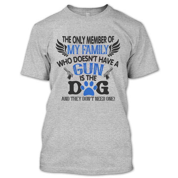 A black t-shirt with the shopify logo