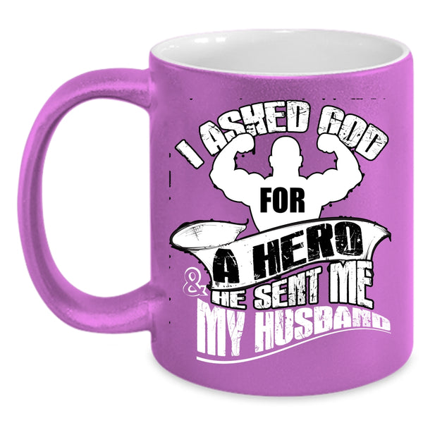 God Sent Me My Husband Coffee Mug, I Love My Husband Coffee Cup